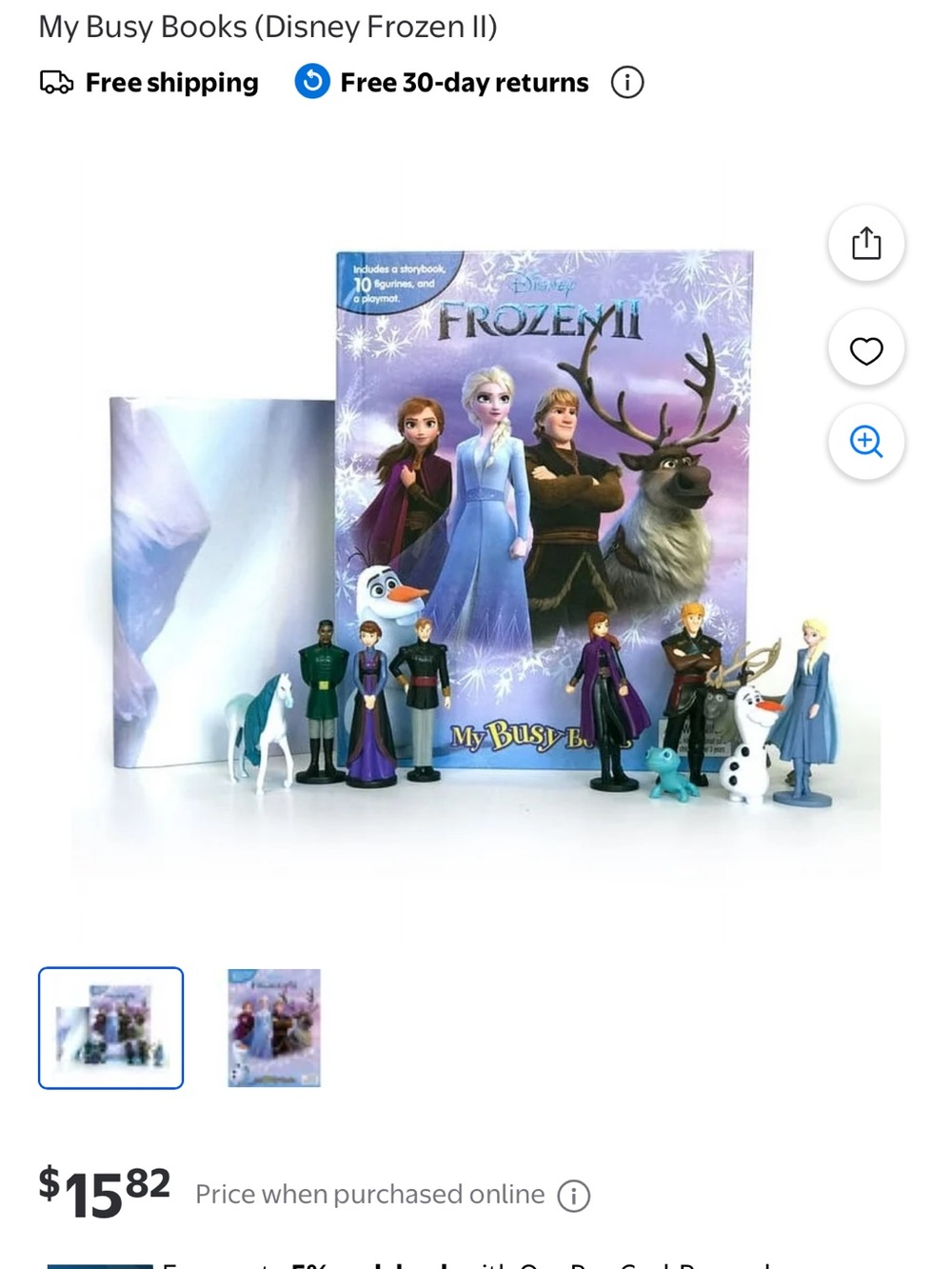 NWT My busy book Disney frozen 2